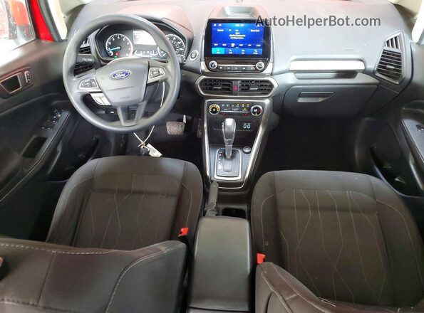 MAJ6S3GLXMC423216 2021 FORD ECOSPORT Red წინა პანელის ხედი