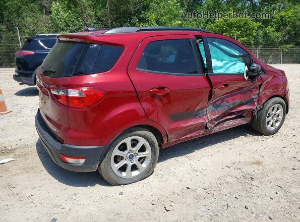 MAJ6S3GLXNC463667 2022 FORD ECOSPORT Красный Задняя правая четверть
