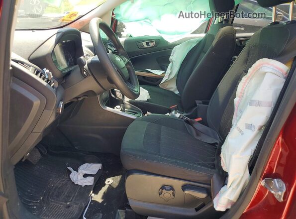MAJ6S3GLXNC463667 2022 FORD ECOSPORT Красный Вид салона спереди
