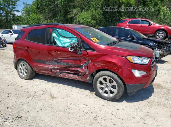 MAJ6S3GLXNC463667 2022 FORD ECOSPORT Красный Передняя правая четверть