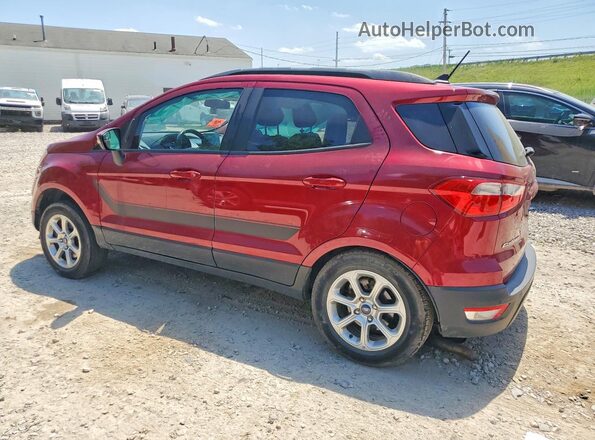 MAJ6S3GLXNC463667 2022 FORD ECOSPORT Красный Задняя левая четверть