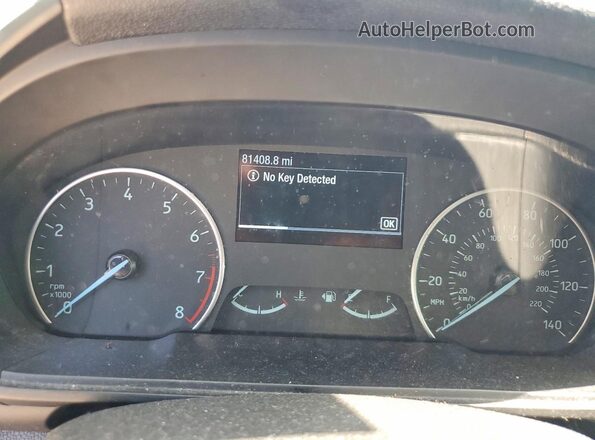 MAJ6S3GLXNC463667 2022 FORD ECOSPORT Красный Вид щитка приборов