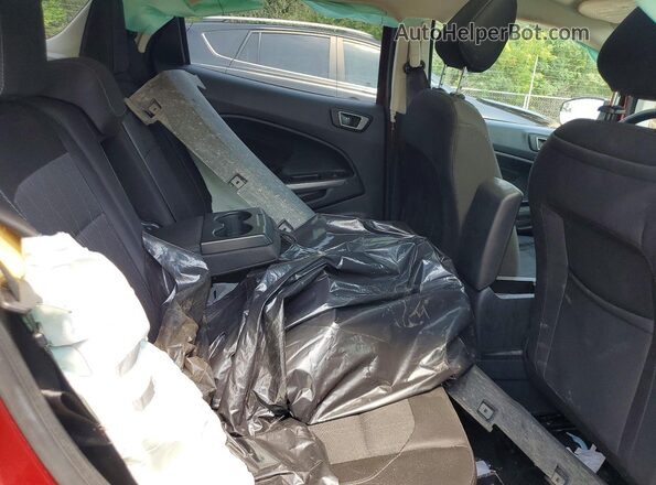 MAJ6S3GLXNC463667 2022 FORD ECOSPORT Красный Вид задней части салона