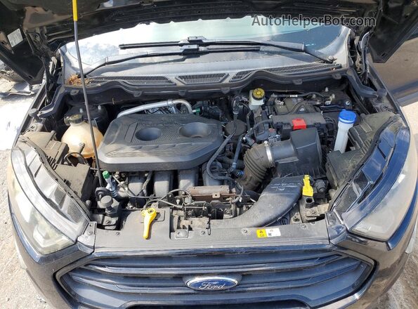 MAJ6S3JL0KC282131 2019 FORD ECOSPORT Black Vista del compartimento del motor