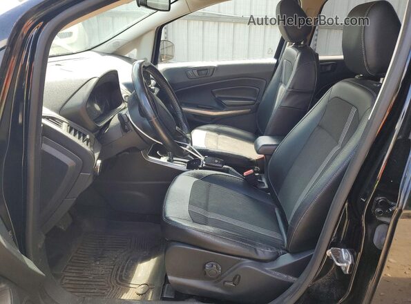 MAJ6S3JL0KC282131 2019 FORD ECOSPORT Black Vista interior delantera