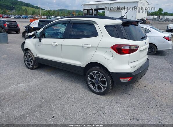 MAJ6S3JL0LC339218 2020 FORD ECOSPORT White უკანა მარცხენა