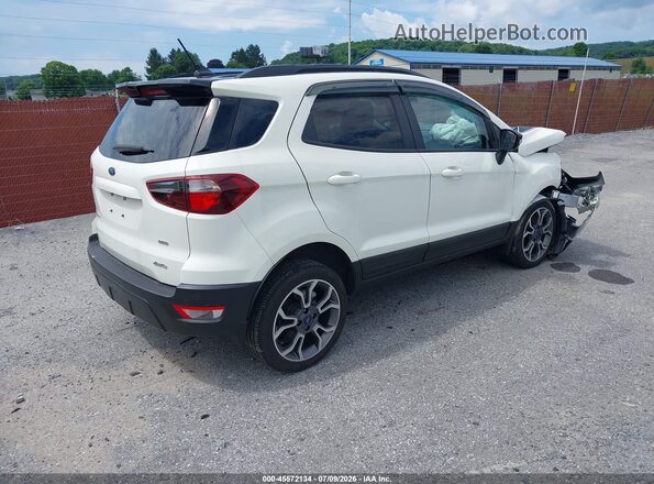 MAJ6S3JL0LC339218 2020 FORD ECOSPORT White უკანა მარჯვენა