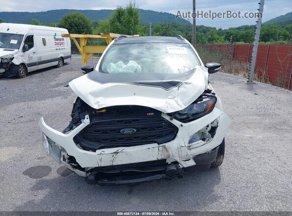 MAJ6S3JL0LC339218 2020 FORD ECOSPORT White წინა პანელის ხედი