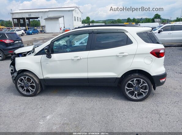 MAJ6S3JL0LC339218 2020 FORD ECOSPORT White უკანა სალონის ხედი
