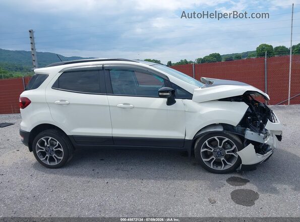 MAJ6S3JL0LC339218 2020 FORD ECOSPORT White ხელსაწყოთა პანელის ხედი