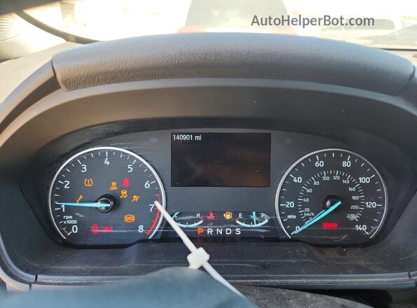 MAJ6S3JL0NC458275 2022 FORD ECOSPORT Silver Вид щитка приладів