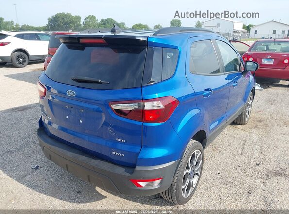 MAJ6S3JL1LC338837 2020 FORD ECOSPORT Blue უკანა მარჯვენა