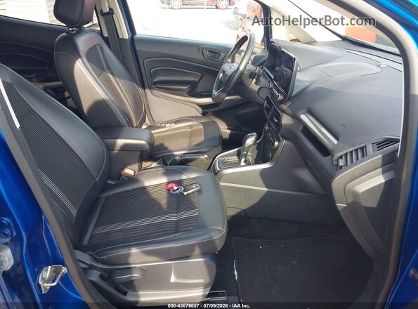 MAJ6S3JL1LC338837 2020 FORD ECOSPORT Blue წინა სალონის ხედი