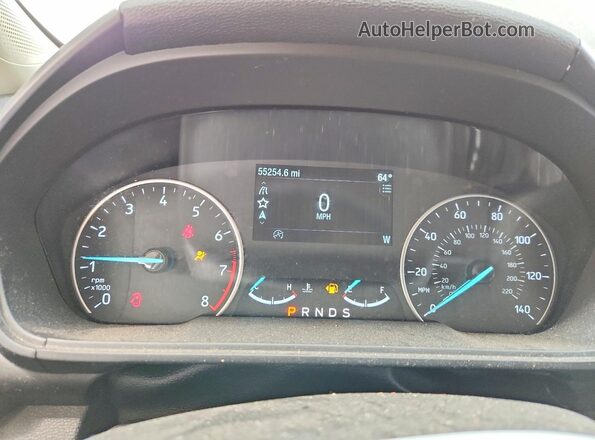 MAJ6S3JL2LC333789 2020 FORD ECOSPORT Silver Вид щитка приладів