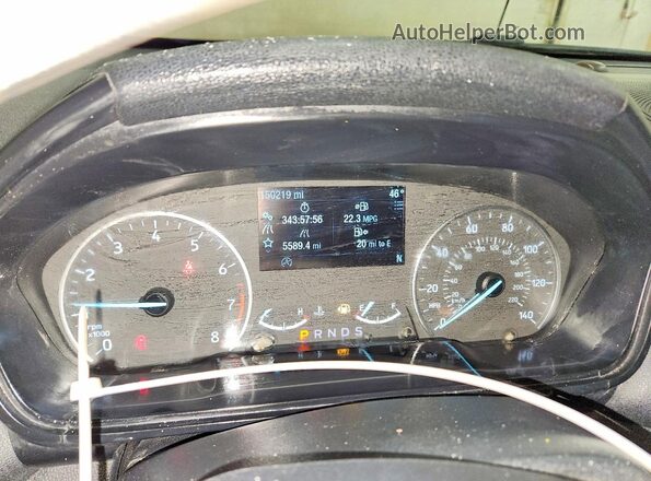 MAJ6S3JL2LC343254 2020 FORD ECOSPORT Серебряный Вид щитка приборов