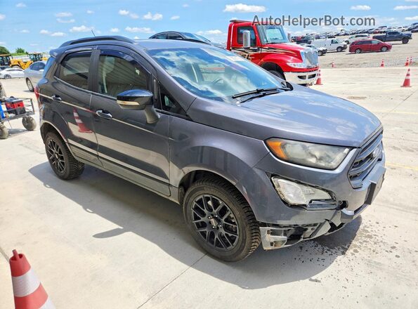 MAJ6S3JL3KC284150 2019 FORD ECOSPORT Gray Przód prawy