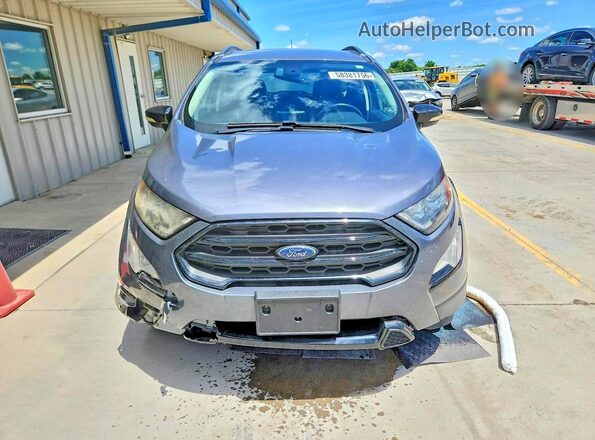MAJ6S3JL3KC284150 2019 FORD ECOSPORT Gray Widok z przodu