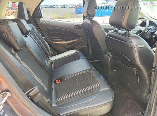 MAJ6S3JL3KC284150 2019 FORD ECOSPORT Gray Widok wnętrza z tyłu