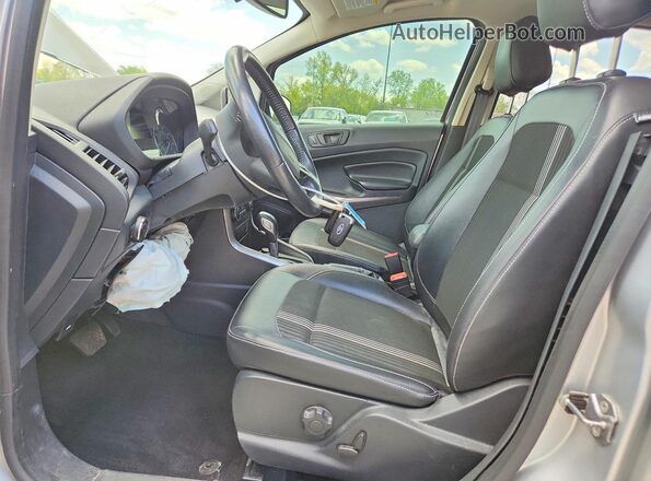 MAJ6S3JL3LC337804 2020 FORD ECOSPORT Silver წინა სალონის ხედი