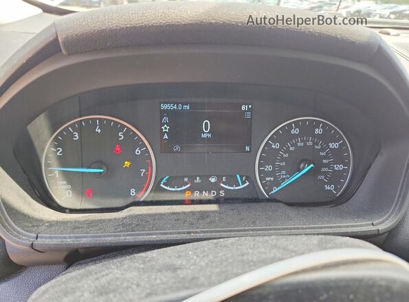MAJ6S3JL3LC337804 2020 FORD ECOSPORT Silver ხელსაწყოთა პანელის ხედი