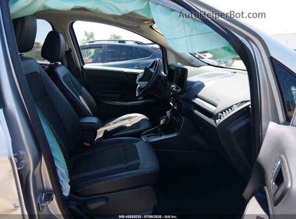MAJ6S3JL3LC343439 2020 FORD ECOSPORT Silver წინა სალონის ხედი