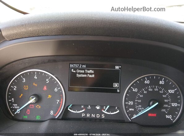 MAJ6S3JL3LC343439 2020 FORD ECOSPORT Silver უკანა სავარძლების ხედი