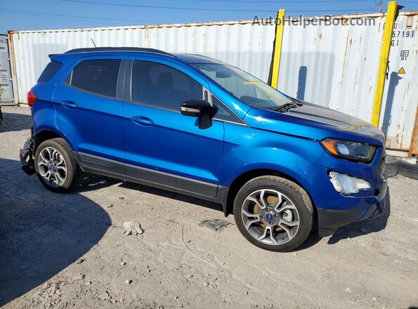 MAJ6S3JL3LC353291 2020 FORD ECOSPORT Blue Przód prawy