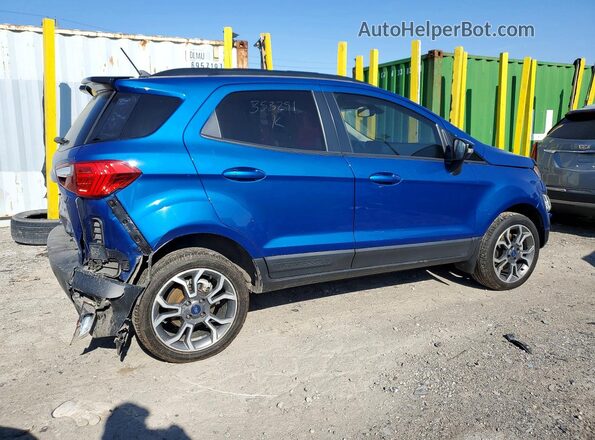 MAJ6S3JL3LC353291 2020 FORD ECOSPORT Blue Tył prawy