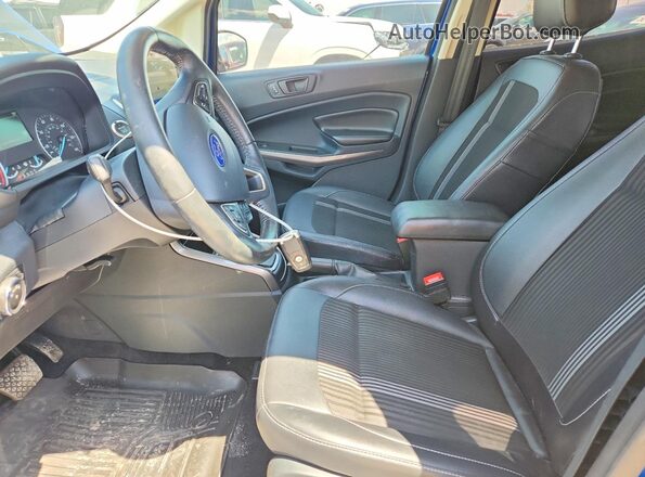 MAJ6S3JL3LC353291 2020 FORD ECOSPORT Blue Widok wnętrza z przodu