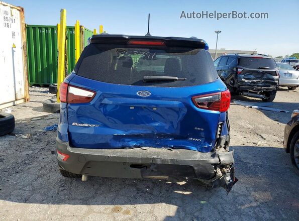 MAJ6S3JL3LC353291 2020 FORD ECOSPORT Blue Widok z tyłu