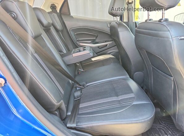 MAJ6S3JL3LC353291 2020 FORD ECOSPORT Blue Widok wnętrza z tyłu