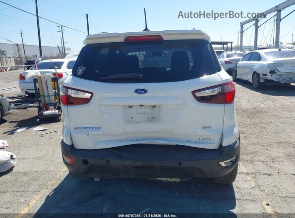 MAJ6S3JL4KC255031 2019 FORD ECOSPORT White 
