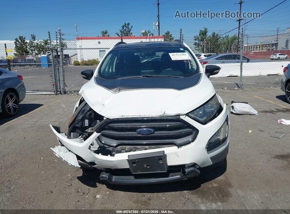 MAJ6S3JL4KC255031 2019 FORD ECOSPORT White Սարքավորումների վահանակի տեսք