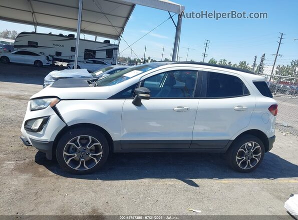 MAJ6S3JL4KC255031 2019 FORD ECOSPORT White Սալոնի 360 աստիճան տեսք