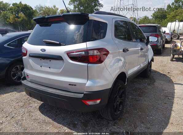 MAJ6S3JL4MC425102 2021 FORD ECOSPORT Silver Rear right
