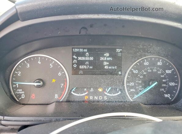 MAJ6S3JL5KC267494 2019 FORD ECOSPORT Black Սարքավորումների վահանակի տեսք