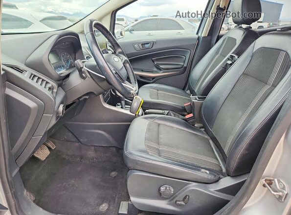 MAJ6S3JL5KC286921 2019 FORD ECOSPORT Серебряный Вид салона спереди