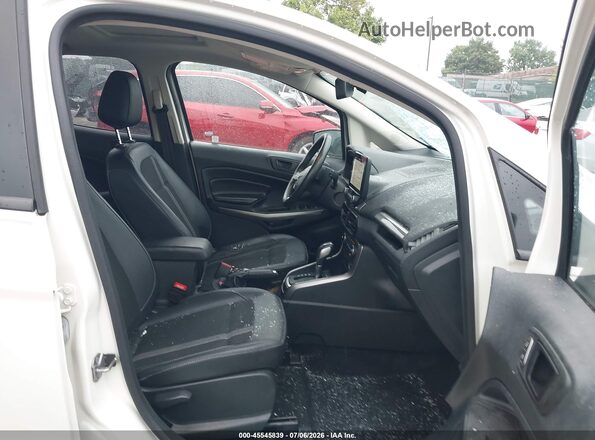 MAJ6S3JL6KC282358 2019 FORD ECOSPORT Белый Вид салона спереди