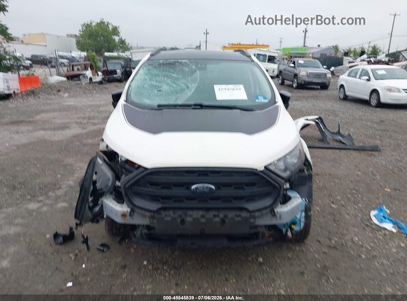 MAJ6S3JL6KC282358 2019 FORD ECOSPORT Белый Вид щитка приборов