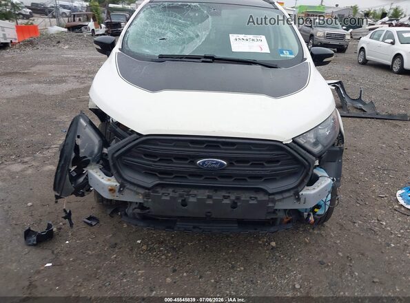MAJ6S3JL6KC282358 2019 FORD ECOSPORT Белый Вид спереди