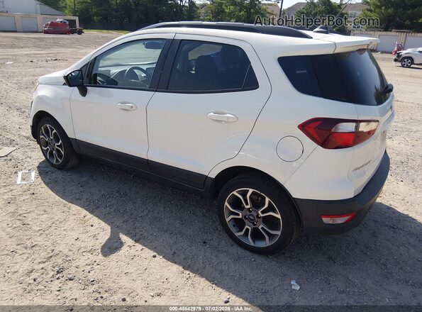 MAJ6S3JL6LC357268 2020 FORD ECOSPORT White Trasero izquierdo