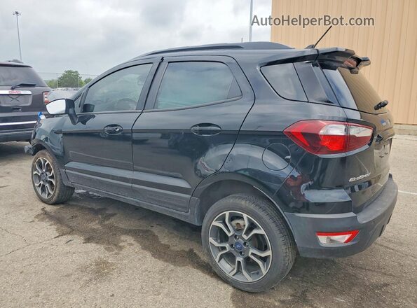 MAJ6S3JL8KC252231 2019 FORD ECOSPORT Black Tył lewy