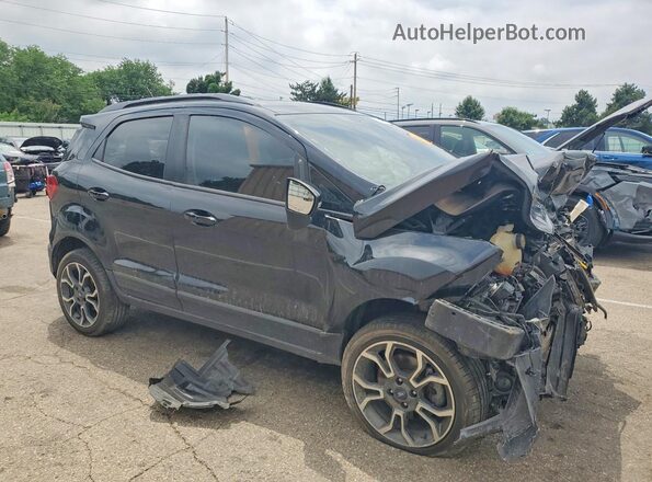 MAJ6S3JL8KC252231 2019 FORD ECOSPORT Black Przód prawy
