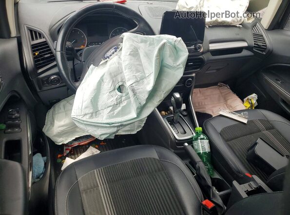 MAJ6S3JL8KC252231 2019 FORD ECOSPORT Black Widok deski rozdzielczej