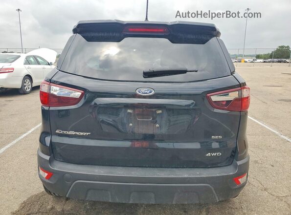MAJ6S3JL8KC252231 2019 FORD ECOSPORT Black Widok z tyłu