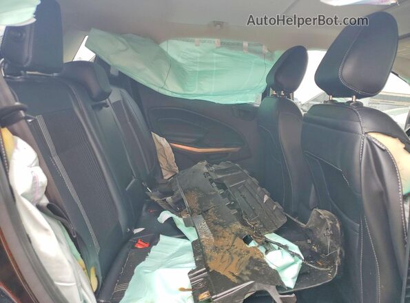 MAJ6S3JL8KC252231 2019 FORD ECOSPORT Black Widok wnętrza z tyłu