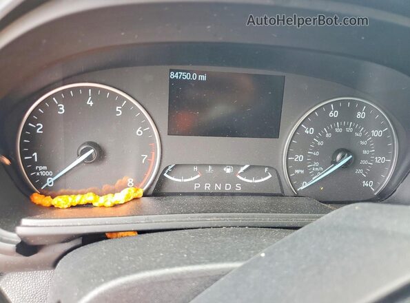MAJ6S3JL8KC252231 2019 FORD ECOSPORT Black Widok zestawu wskaźników