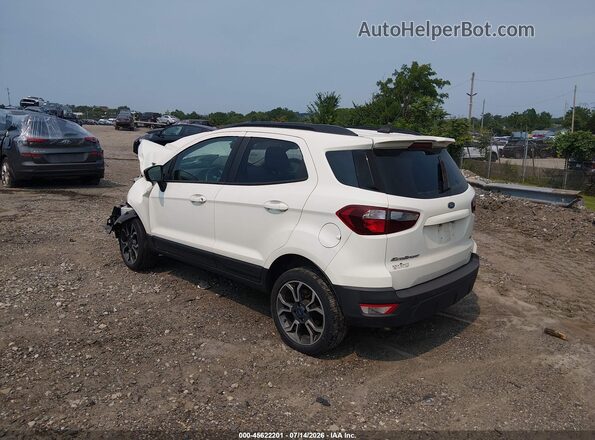 MAJ6S3JL8KC306613 2019 FORD ECOSPORT White Trasero izquierdo