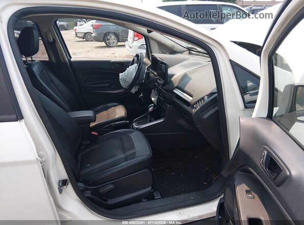 MAJ6S3JL8KC306613 2019 FORD ECOSPORT White Vista interior delantera