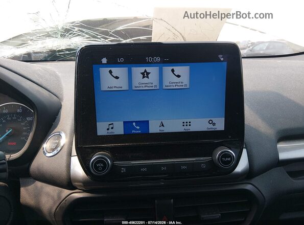 MAJ6S3JL8KC306613 2019 FORD ECOSPORT White 